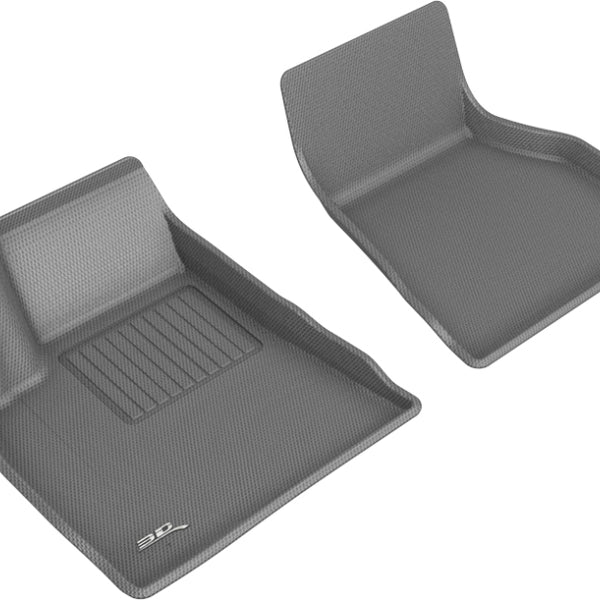 3D MAXpider 2015-2020 Tesla Model S Kagu 1st Row Floormat - Gray