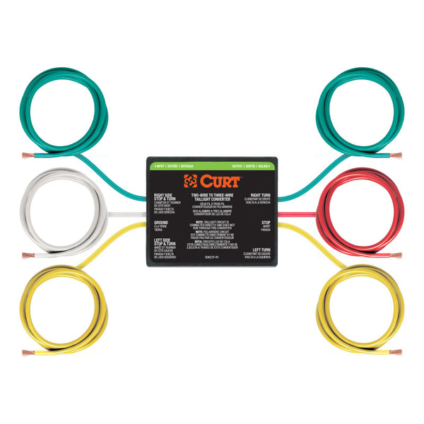 Curt 2-to-3-Wire Taillight Converter