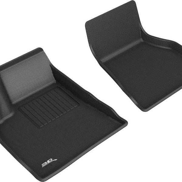 3D MAXpider 2015-2020 Tesla Model S Kagu 1st & 2nd Row Floormats - Tan